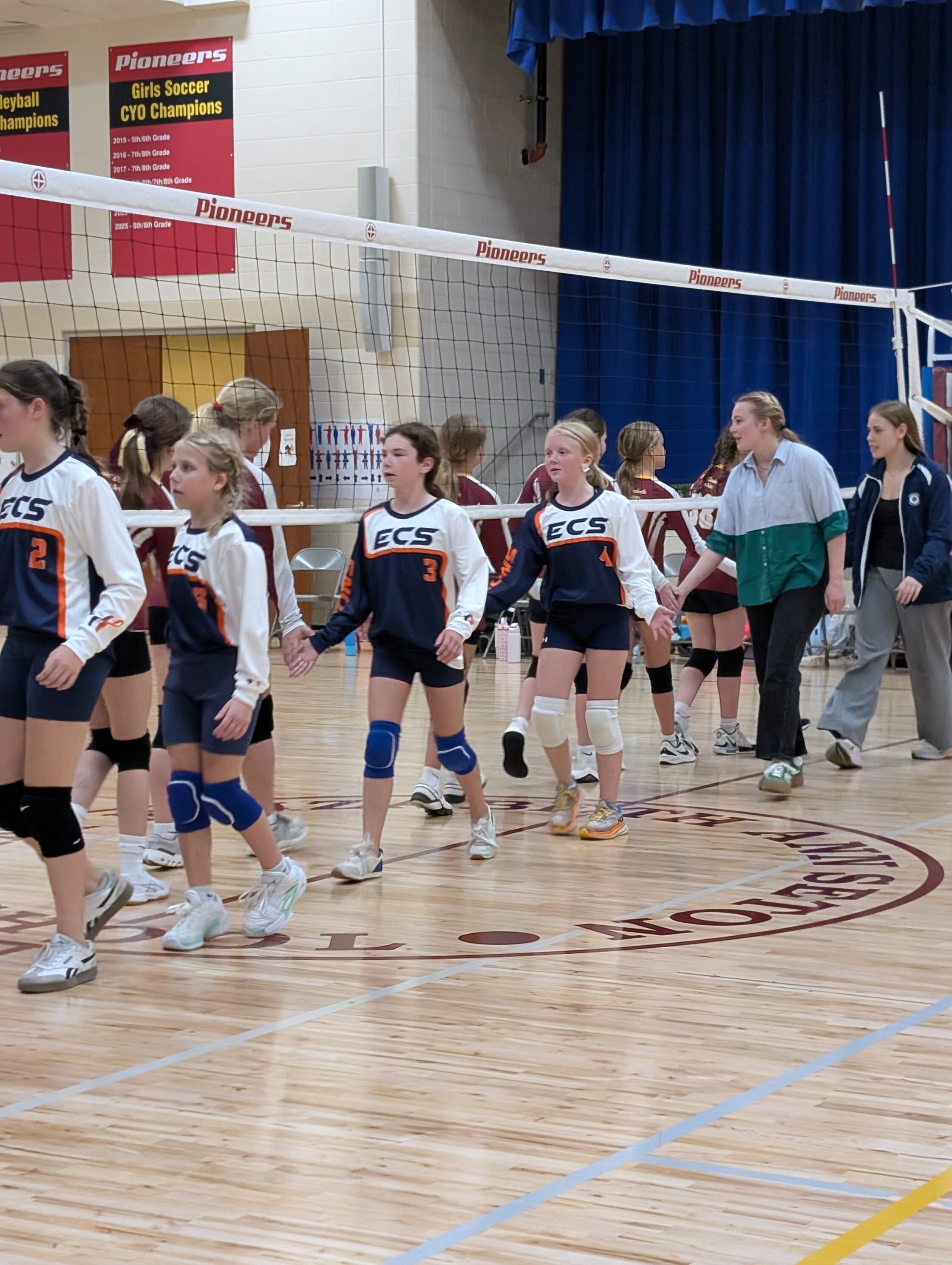 ECS Volleyball good job