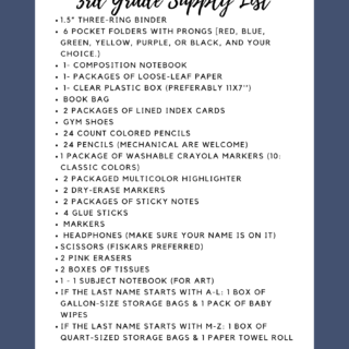 Class List
